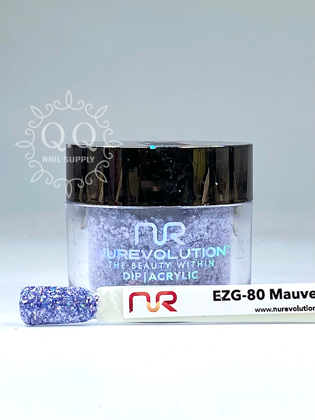 NuRevolution EZ Glitter - EZG 80 Mauvelous