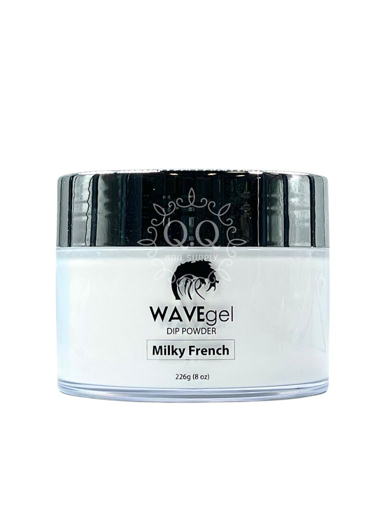 Wave Gel Dip/Acrylic Powder Refill - Milky French (8oz)