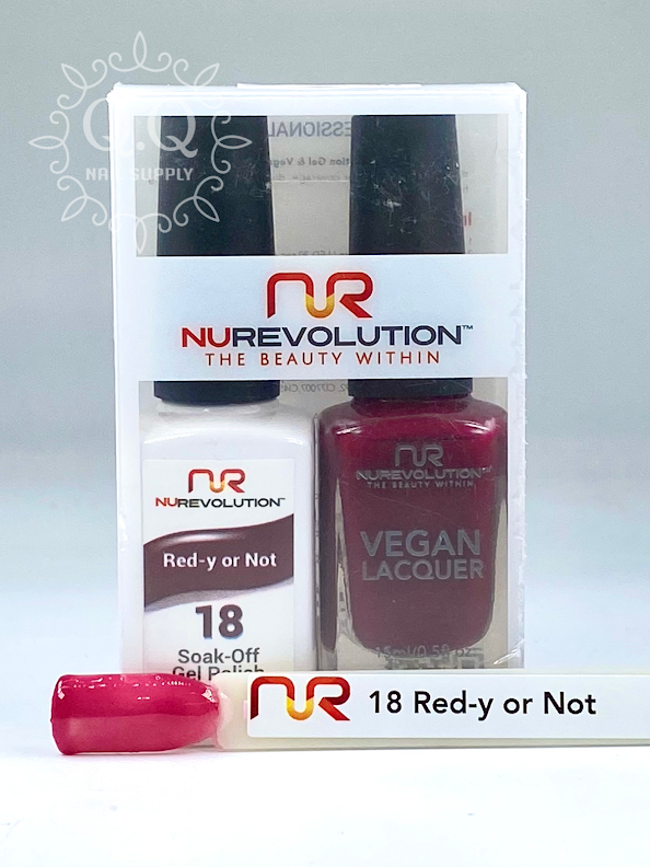 NuRevolution Gel Duo - 18 Red-y or Not