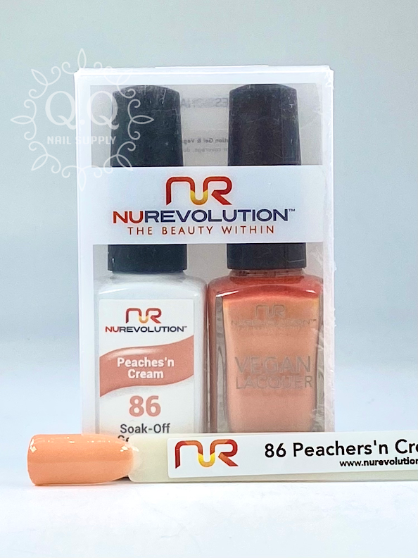 NuRevolution Gel Duo - 86 Peaches'n Cream