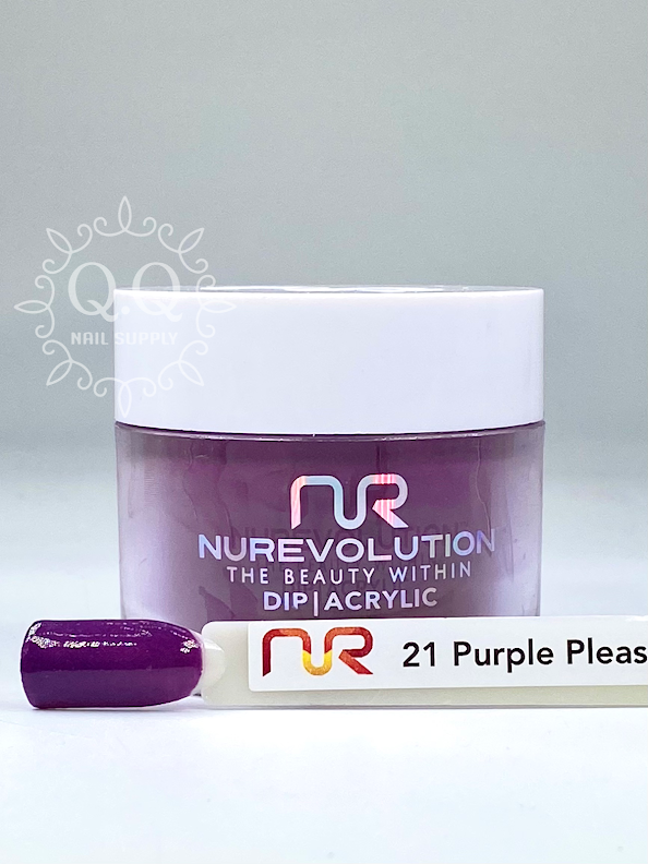 NuRevolution Dip Powder - 21 Purple Please