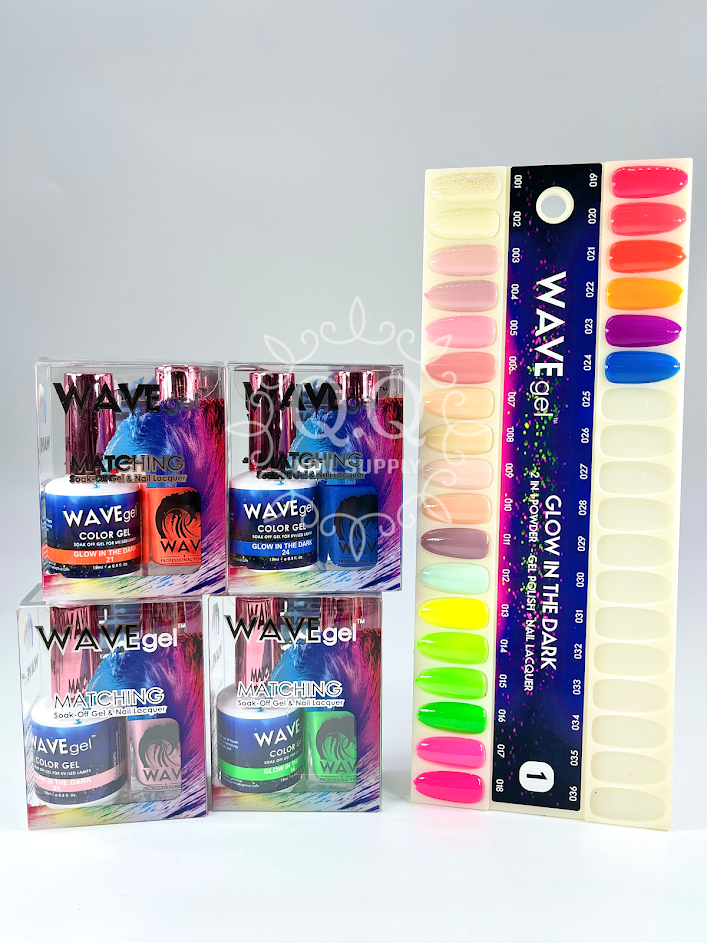 Wave Glow In The Dark Whole Gel Duo Collection (24 Colors)