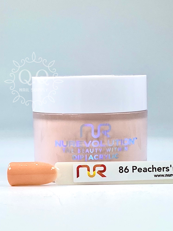 NuRevolution Dip Powder - 86 Peaches'n Cream