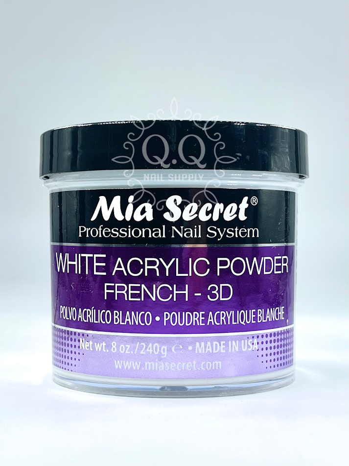 Mia Secret Acrylic Powder - White (8oz)