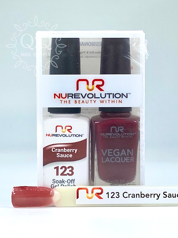 NuRevolution Gel Duo - 123 Cranberry Sauce
