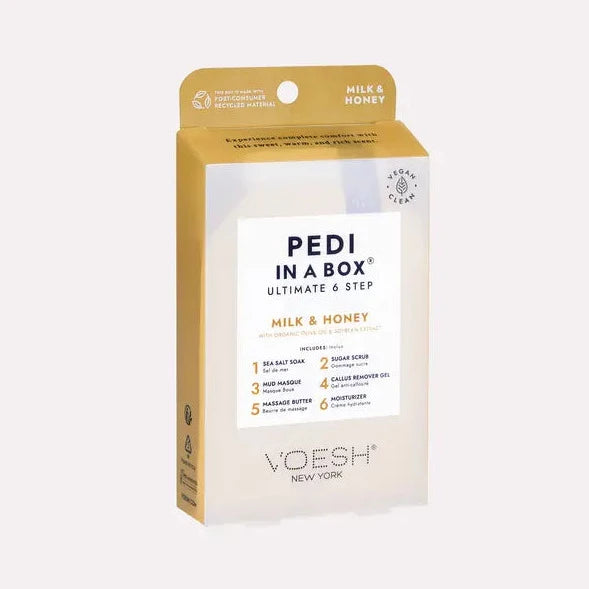 Voesh 6 Step Pedi In A Box - Single Pack (3 Scents)