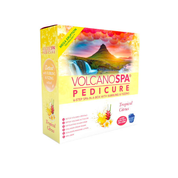 Volcano Spa Pedicure 5 Steps - Single Pack (10 Scents)