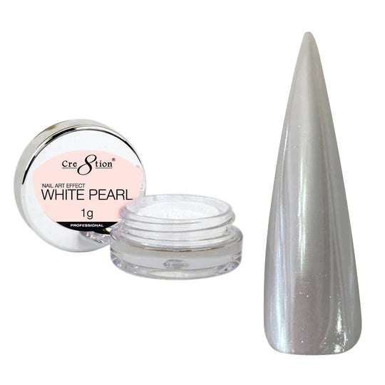 Cre8tion White Pearl Chrome Powder