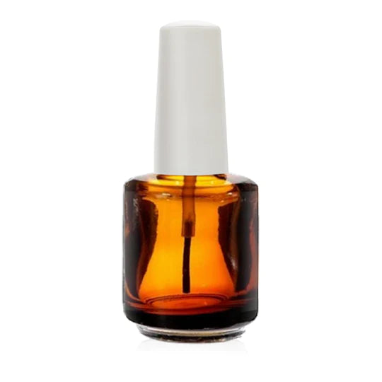 Empty Amber Glass Bottle (0.5oz)