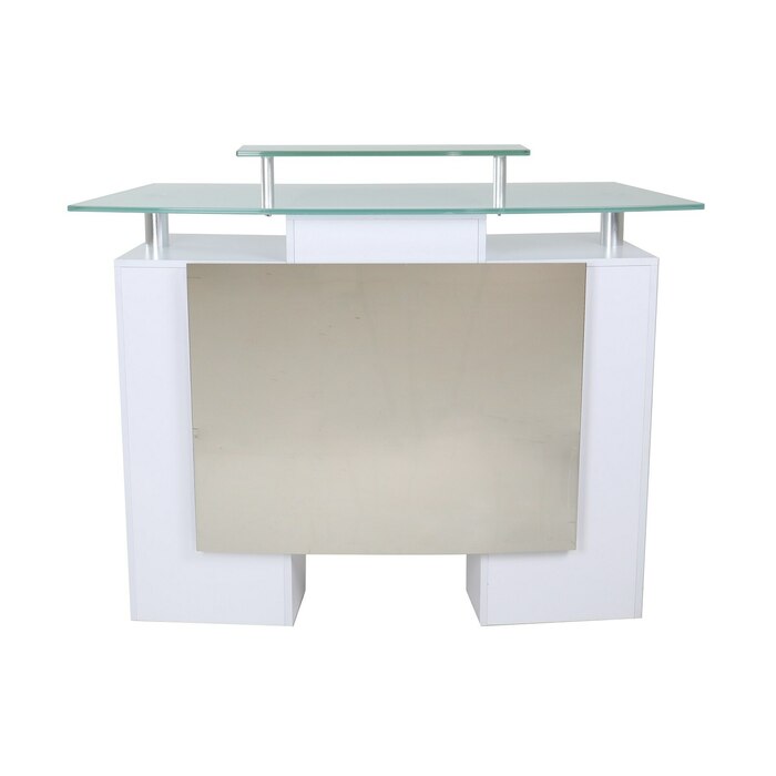 AYC Glassglow I Reception Table (White)