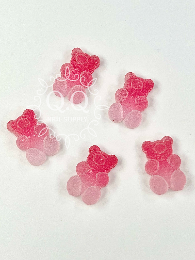 Pink 3D Gummy Nail Art (5pcs)
