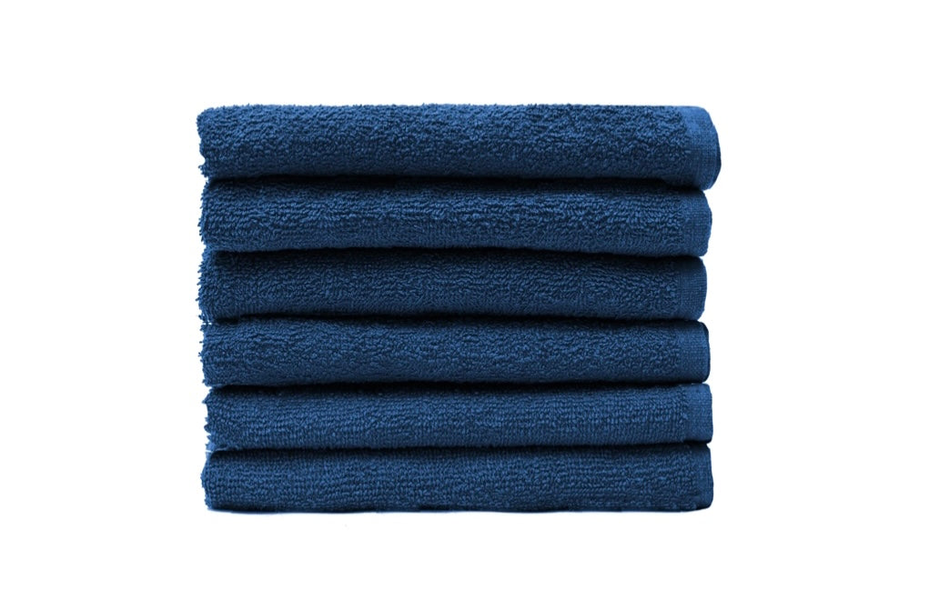 Partex Edge Salon Towels - Cobalt Blue (12pk)