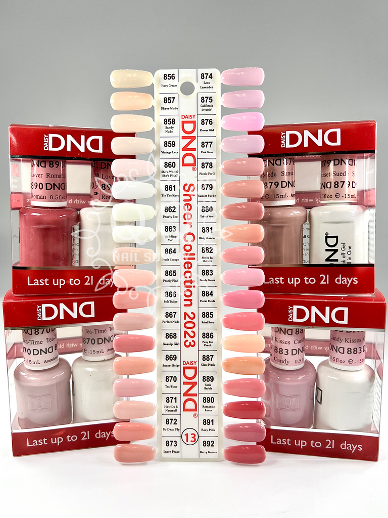 DND WHOLE GEL DUO SET 13 COLLECTION (36 COLORS)