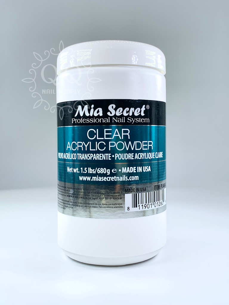 Mia Secret Acrylic Powder - Clear (1.5lbs)