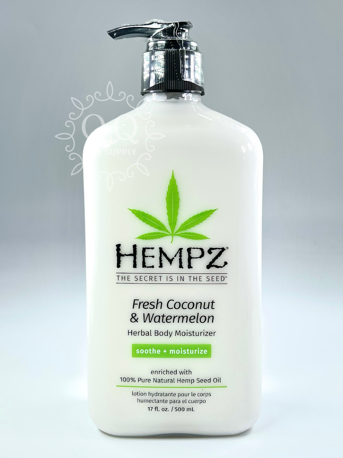 Hempz Lotion - Fresh Coconut & Watermelon (17oz) – QQ Nail Supply