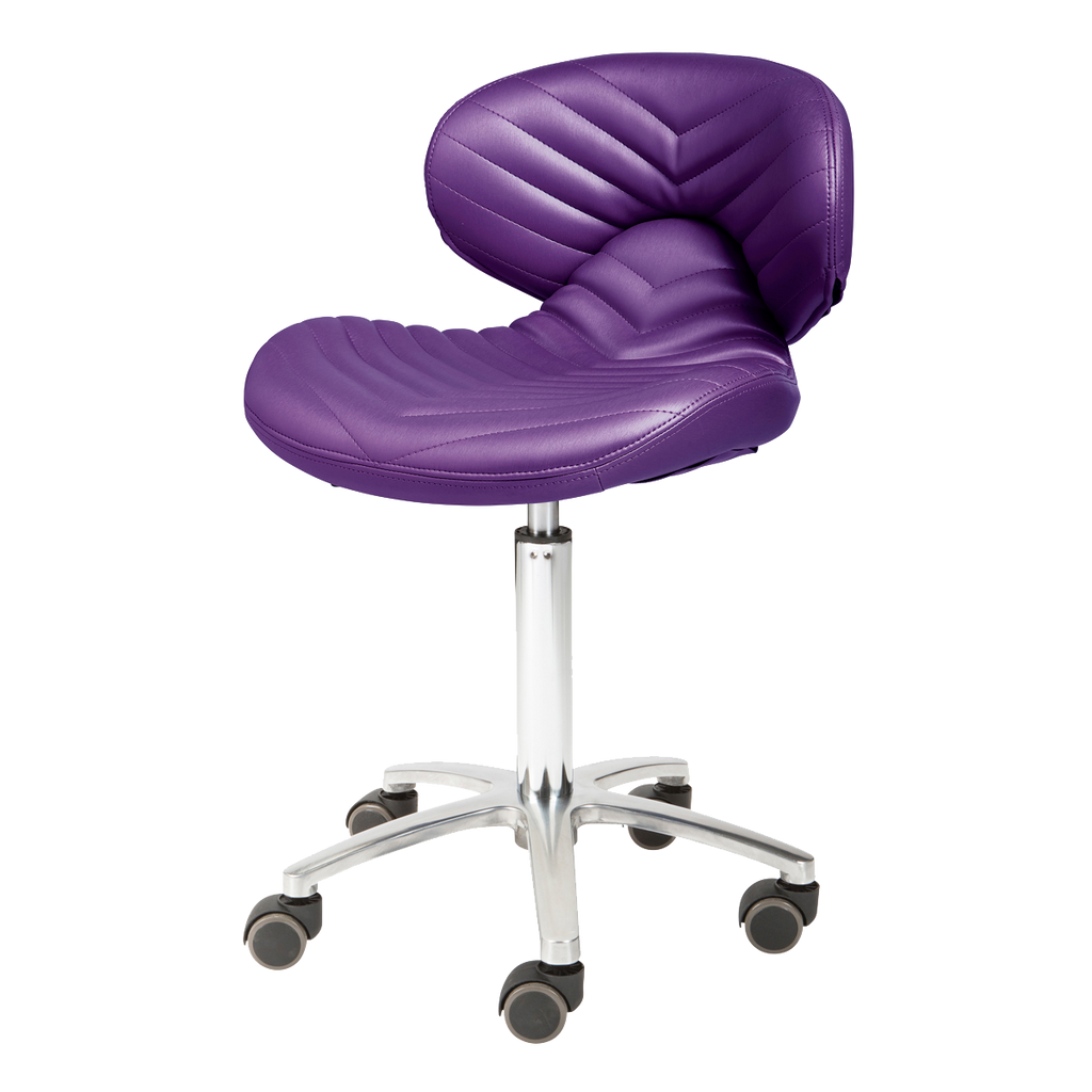 Chevron Technician Stool 1010H - Bright Violet 