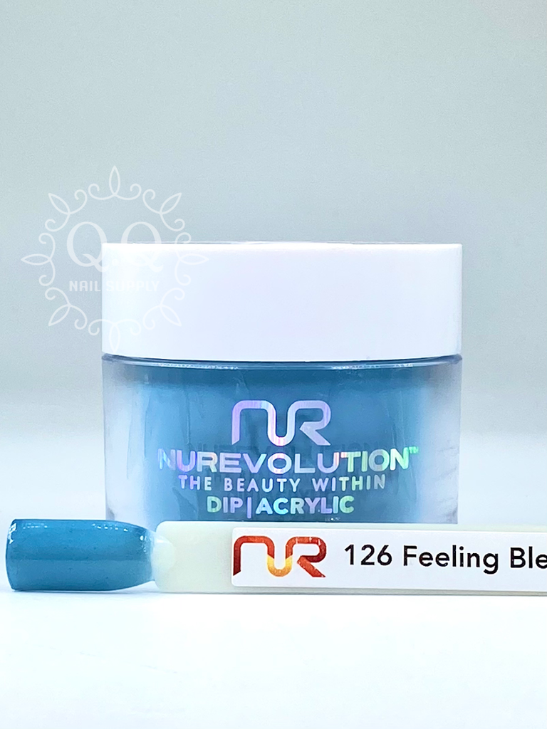 NuRevolution Dip Powder - 126 Feeling Bleu 