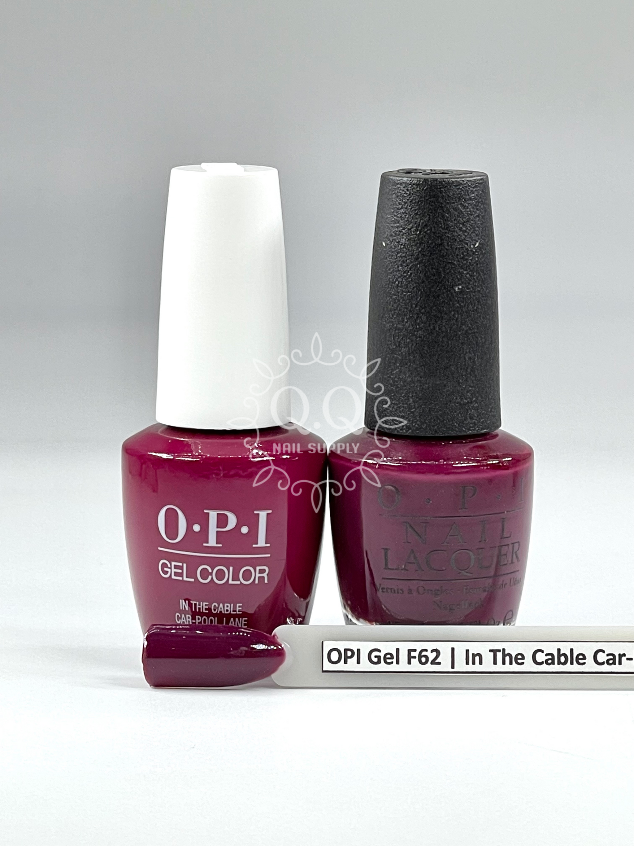 OPI Duo F62 - In The Cable Car-Pool Lane – QQ Nail Supply