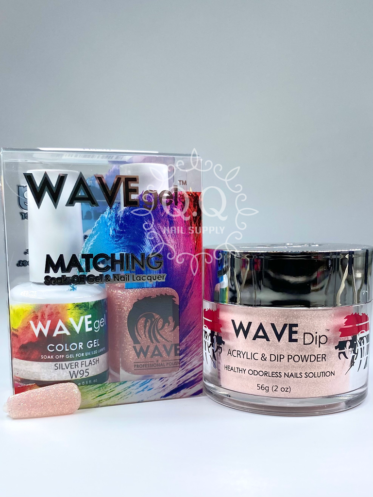 Wave Gel Simplicity Trio - #095 Pink Flash (Silver Flash)